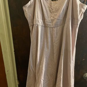 Torrid light pink polka dot dress
